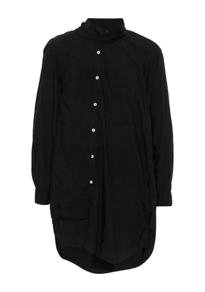 Comme des Garçons Homme Plus button-fastening asymmetric shirt - Black