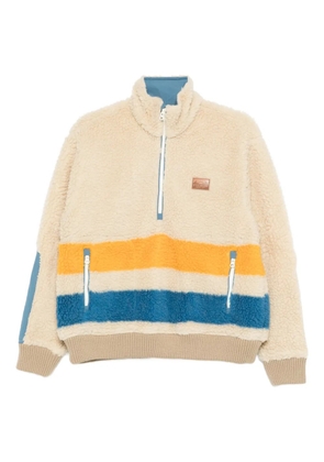 Filson stripe-detail half-zip jumper - Neutrals