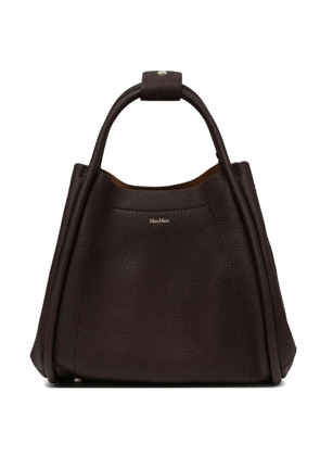 Max Mara textured tote bag - Brown