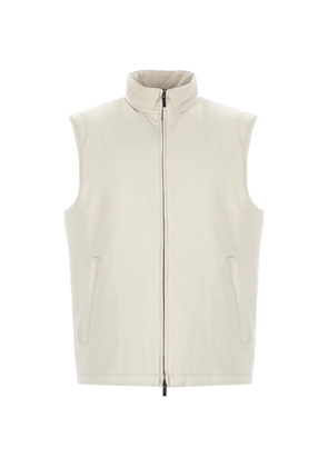 Fay zip-fastening gilet - Neutrals