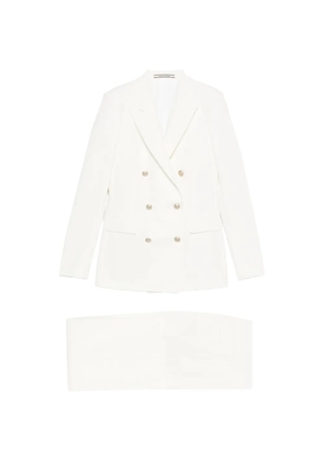 Tagliatore button suit - White