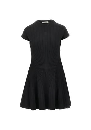 Sportmax ribbed mini dress - Black