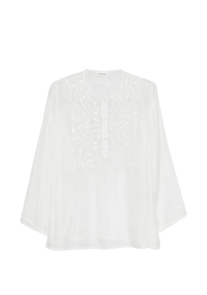 P.A.R.O.S.H. sequin blouse - White