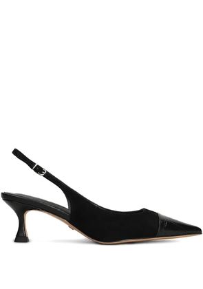 Lola Cruz pointed-toe slingback pumps - Black