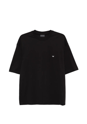 Emporio Armani logo-print T-shirt - Black