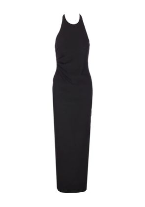 Ele halterneck split dress - Black