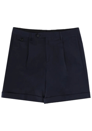 Lardini pleat cuffed trousers - Blue