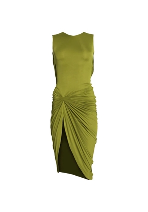 AXEL 113 Adelina draped midi dress - Green