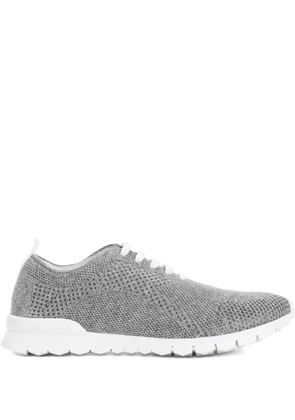 Kiton knitted lace-up sneakers - Grey