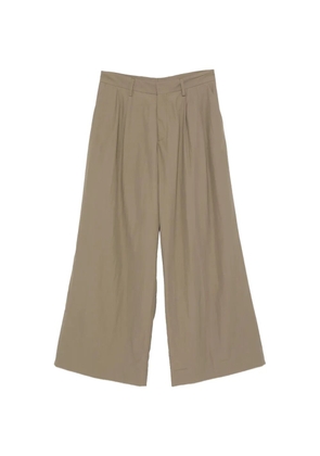 ERL pleated wide trousers - Green