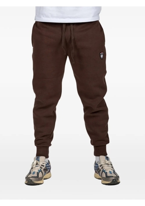 PODHIO drawstring logo trousers - Brown