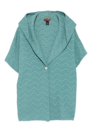 Missoni hooded cape - Green