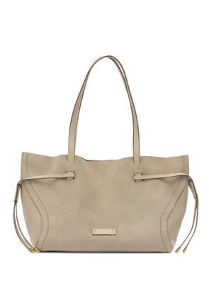 GIANNI CHIARINI suede Violette shoulder bag - Neutrals