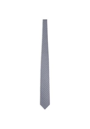 TOM FORD patterned tie - Blue