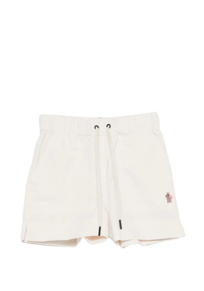 Moncler Grenoble logo-patch drawstring shorts - Neutrals