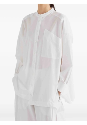 MeimeiJ pocket collared shirt - White