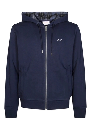 Sun68 zip-up hoodie - Blue
