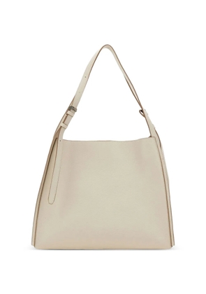 GIANNI CHIARINI Luz leather shoulder bag - Neutrals