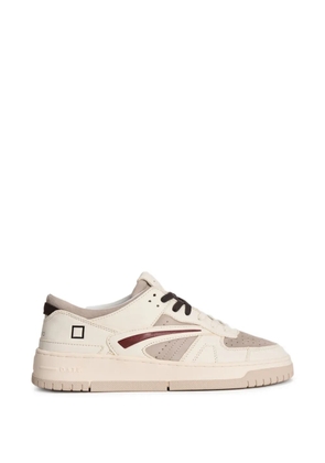 D.A.T.E. perforated panelled sneakers - Neutrals
