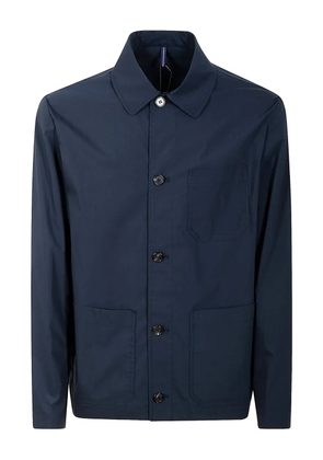 Montedoro button-fastening patch-pocket jacket - Blue