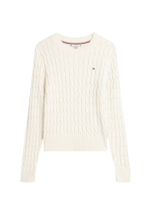 Tommy Hilfiger cable-knit sweater - Neutrals