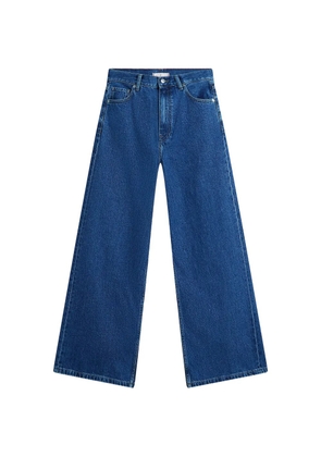 Tommy Hilfiger blue wide-leg jeans
