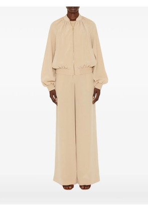 JOSEPH Mira zip-up bomber jacket - Neutrals