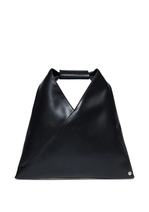 MM6 Maison Margiela Kids mini MM6 top handle triangle bag - Black