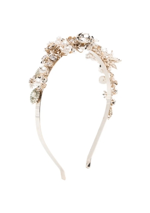 Rosantica Bouquet embellished headband - Gold