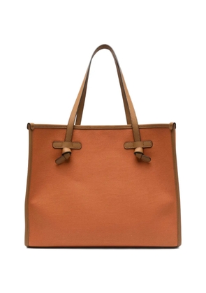 GIANNI CHIARINI Marcella tie-detail tote bag - Orange