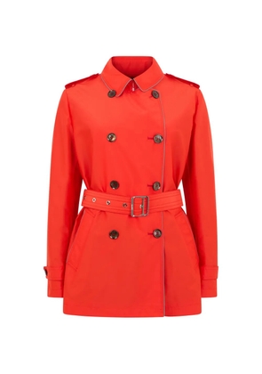 Moorer button double-breasted trench coat - Red