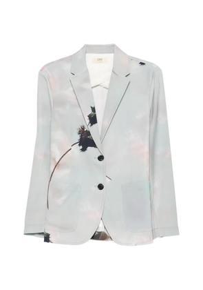SISSIOTTO floral-print pocket blazer - Blue