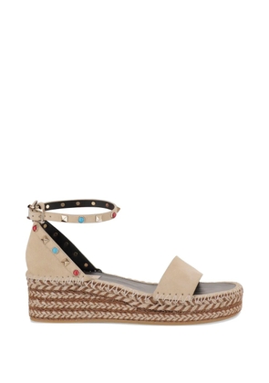 Valentino Garavani studded espadrilles - Neutrals