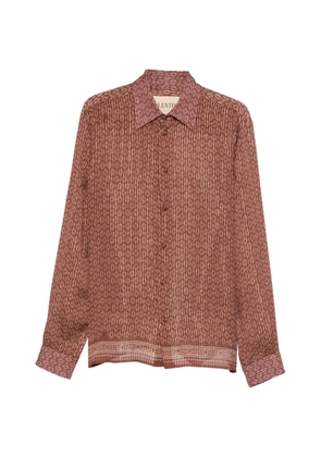 Valentino Garavani patterned shirt - Brown