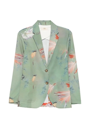 SISSIOTTO floral-print blazer - Green