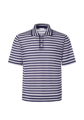 Malo striped polo shirt - Blue