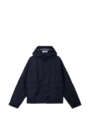 Stone Island hooded pocket jacket - Blue