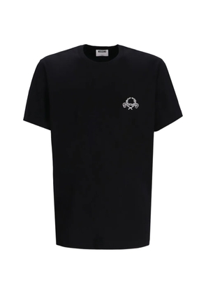 Moschino logo appliqué T-shirt - Black