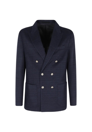 Eleventy double-breasted blazer - Blue