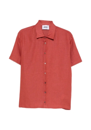 ALPHA STUDIO short-sleeve buttoned shirt - Red