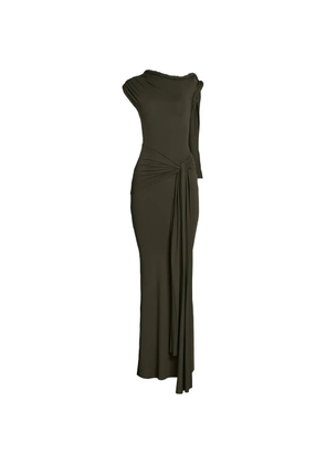 AXEL 113 Tiana twisted maxi dress - Green