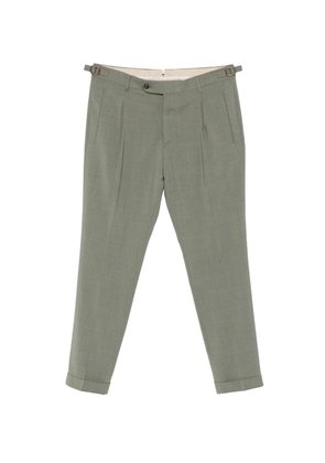 Berwich pleated-detail trousers - Green