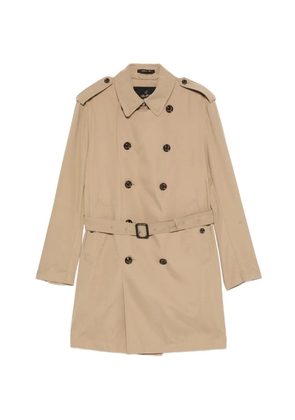 Montecore belted double-breasted coat - Neutrals