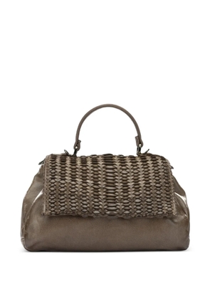 Reptile's House Giancarlo woven nevola tote bag - Brown