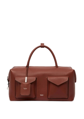 Max Mara Mxaholdallcargo pocket top handle tote bag - Brown