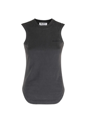 The Attico logo-detail tank top - Grey