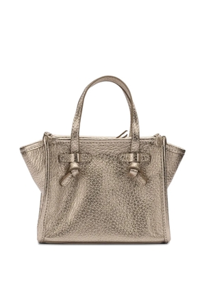 GIANNI CHIARINI metallic-effect tote bag - Brown