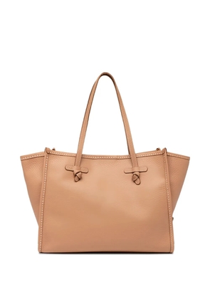 GIANNI CHIARINI Marcella knotted shoulder bag - Neutrals