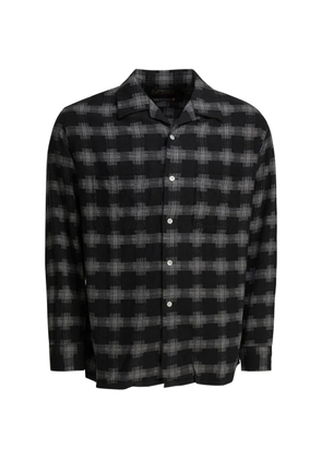 BEAMS PLUS plaid-pattern shirt - Black