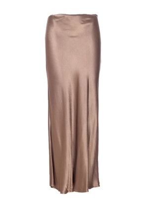 Ele flared fitted skirt - Brown